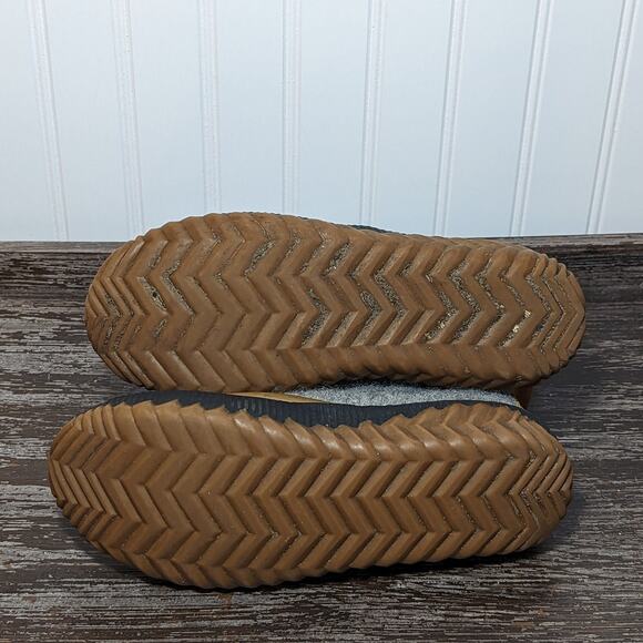 Sorel Women's Gray Navy Felted Out and About Duck Boots Size 6 - Picture 7 of 7